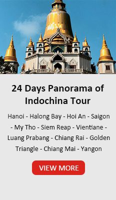 24 days panorama of indochina tour